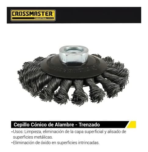 Cepillo De Alambre Conico 115mm P/amol Crossmaster 9980957