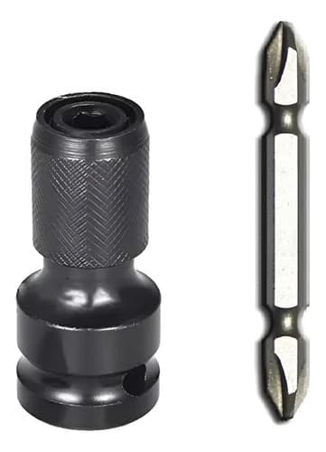 Adaptador Para Taladro Guiller Cuadrado A Hexagonal 1/2 1/4 2 Unidades