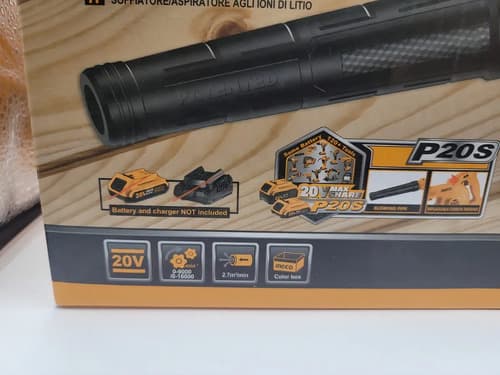 Sopladora A Batería Ingco Cabli20018 P20s Sin Bateria Sin Cargador Naranja