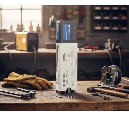 Electrodo Aga - Linde R11 3.25mm X 10kg Punta Roja Gris