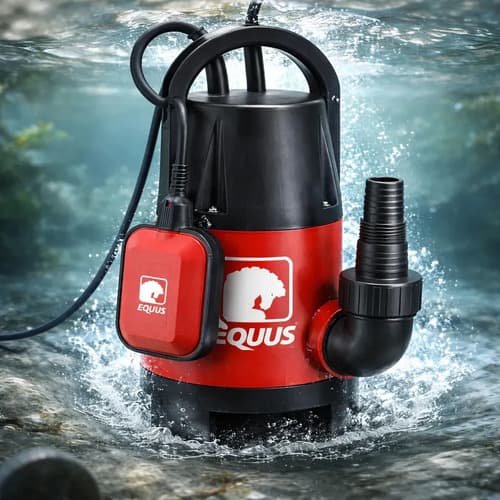 Bomba Sumergible Equus Pozo Negro Aguas Sucias 1hp 750w