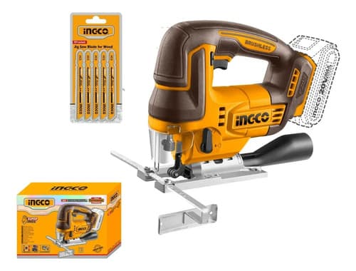 Sierra Caladora 20v Sin Batería Brushless Ingco Cjsli1008