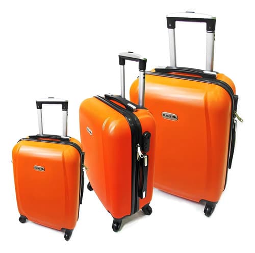 Valija Rigida Chica 20 - Impermeable Color Naranja