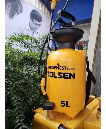 Pulverizador Fumigador A Presion 5 Litros Tolsen 57292 Amarillo