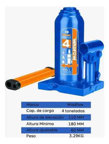 Gato Hidraulico 4 Ton Wadfow