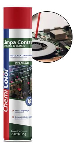 Limpiador De Contactos Eléctrico, Conectores Electrónicos, Placas, 250 Ml