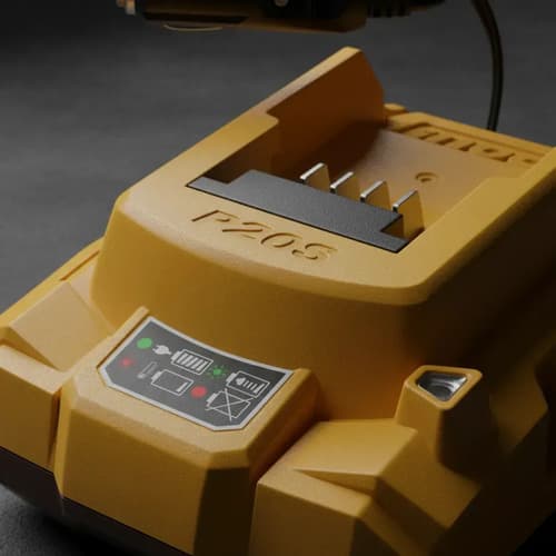 Cargador De Baterías Ingco 20v Con Conector Para Vehículo