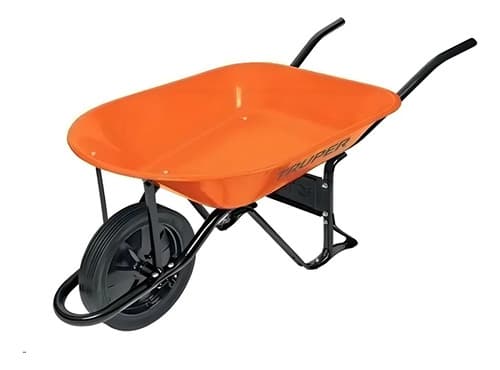 Carretilla Metalica Hasta 530 Kg 65 Lts Rueda Truper 11744