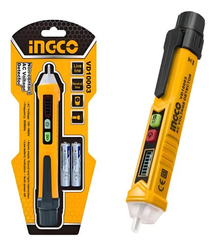 Detector De Voltaje Ac Ingco Tension Sin Contacto Tipo Lapiz