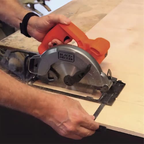 Sierra Circular Eléctrica Black+decker Cs1004 184mm 1400w Naranja 50hz