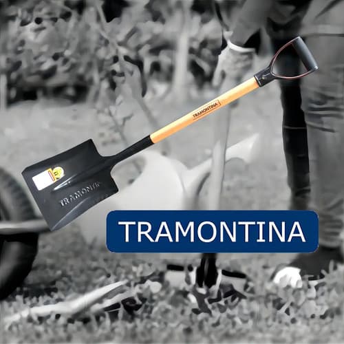 Pala Carga Palear Mango Madera 71cm Tramontina Pf