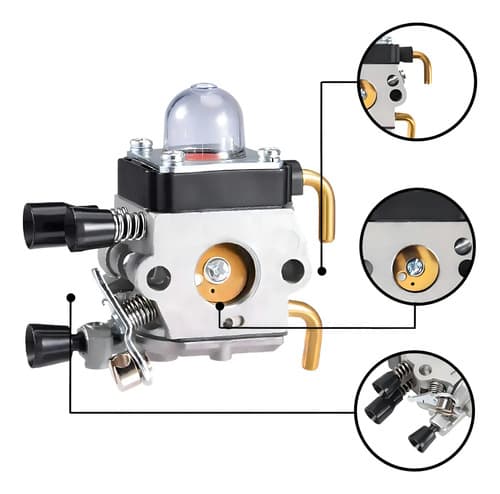 Carburador De Metal Para Desbrozadoras Stihl Fs55, Fs80 Y Fs85