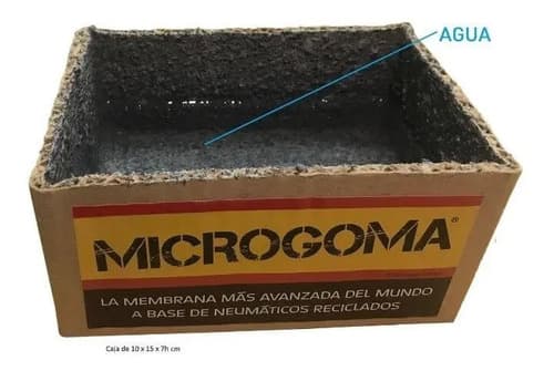 Membrana Impermeabilizante Microgoma P/piso Y Pared 4.4 Kgs Color Gris