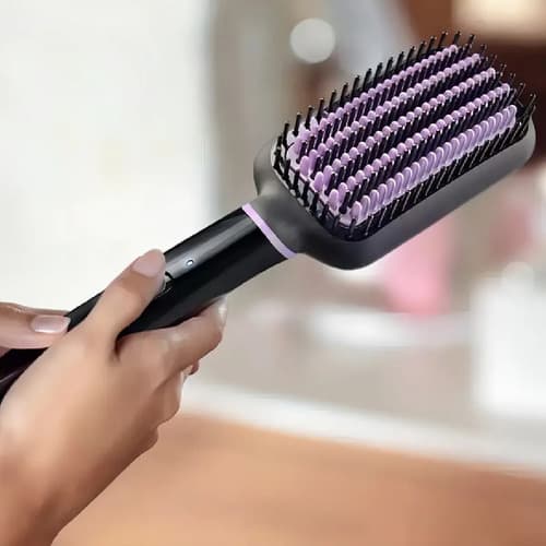 Cepillo Alisador Philips Bhh880/00 Negro