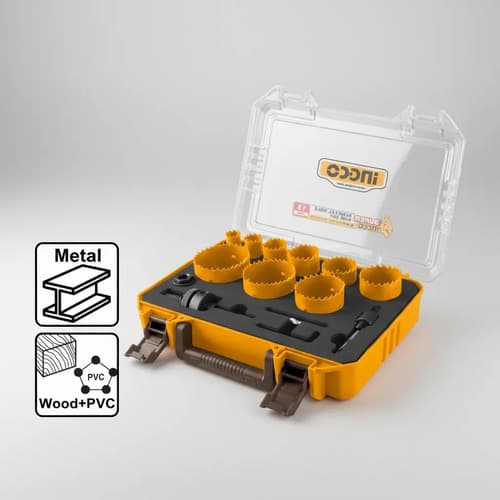 Set X13 Mechas Copa Bimetalicas En Valija Ingco Akh0132