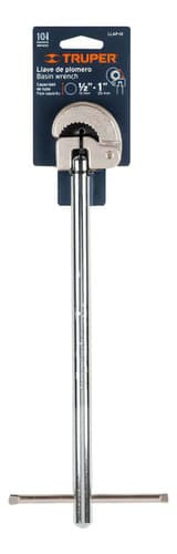 Llave Lavatorio Brazo De Plomero Largo 305mm Truper 12874