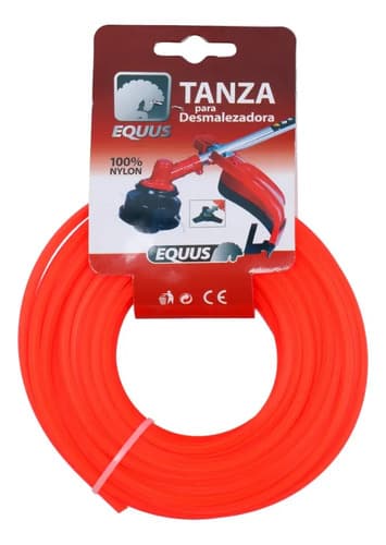 Tanza Cuadrada 3.0mm X 15m Para Desmalezadora Equus Naranja