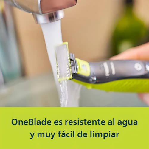Afeitadora Philips Oneblade Seco Humedo Qp2724 Color Negro