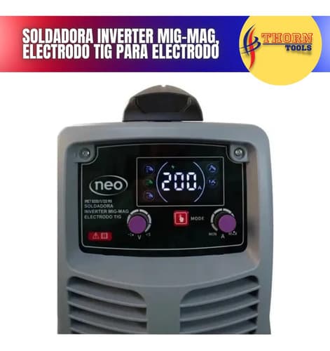 Soldadora Inverter Mig-mag Electrodo Tig Para Electrodo Gris