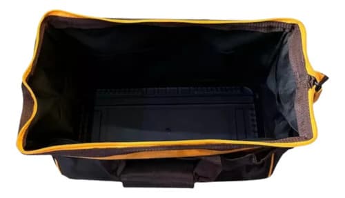 Bolso De Herramientas Ingco 16 Bolsillos 16 Htbg Color Negro