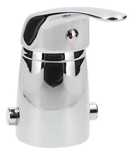 Monocomando Chiara Grifería Baño Bidet Acabado Brillante Plateado