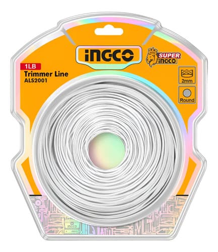 Carretel Tanza Para Desmalezadora 2.0mm Ingco Als2001 Blanco