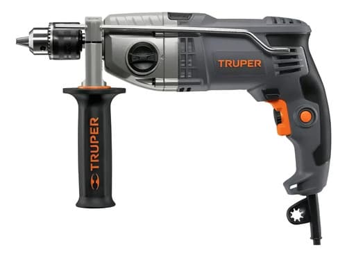 Taladro Industrial Rotomartillo Percutor 1/2'' Truper 900w Gris Oscuro 50/60