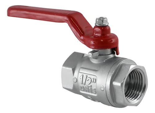 Llave De Paso Esférica Tushop Esferica Zincada 50.8mm 2cm Acero Inoxidable
