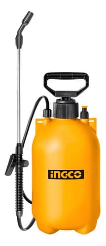 Rociador Pulverizador Fumigador Manual A Presion 5 Lts Ingco Amarillo