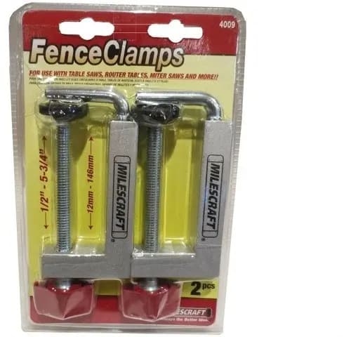 Prensas Milescraft Fenceclamps Aluminio Para Sierras De Mesa Y Routers
