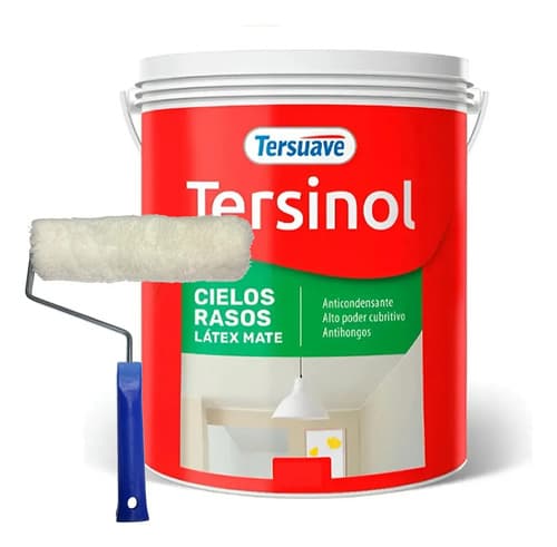 Pintura Anticonden Cielorrasos Tersuave Tersinol 10lts Mfsho 0 Mate