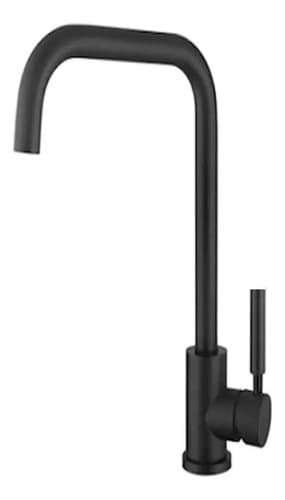 Canilla Owen P/cocina Curvo 90° Monocomando Ac.inox Negro Mate