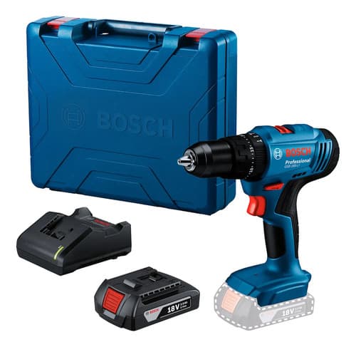 Taladro Percutor Atornillador A Bateria Bosch Gsb 183-li Color Azul Frecuencia 50hz 50 Hz