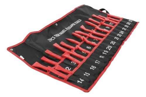 Set De Herramientas Para Remover Molduras 27 Piezas Equus Rojo