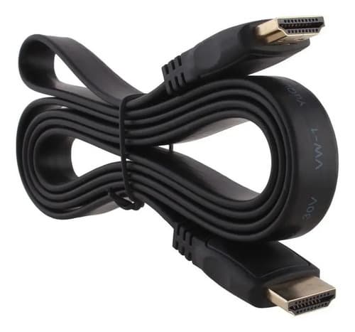 Cable Hdmi Chato Plano Cinta Full-hd 1080p 3 Metros Mts