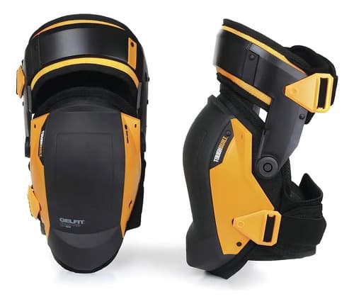 Rodilleras Proteccion Trabajo Industrial Uso Rudo Toughbuilt Color Negro