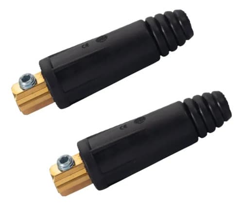 Cable De Soldadura De 9 Mm Con Conector Hembra De Conexión Rápida, 2 Unidades, 10 A 25 Mm