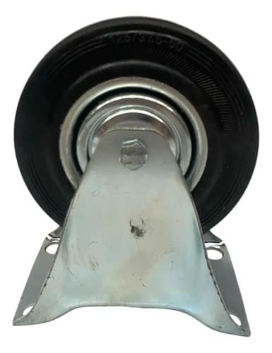 Rueda Fija 5 Completa De Carro Negro