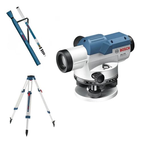 Nivel Optico Bosch Gol 32 D + Trípode Bt 160 + Mira Gr 500