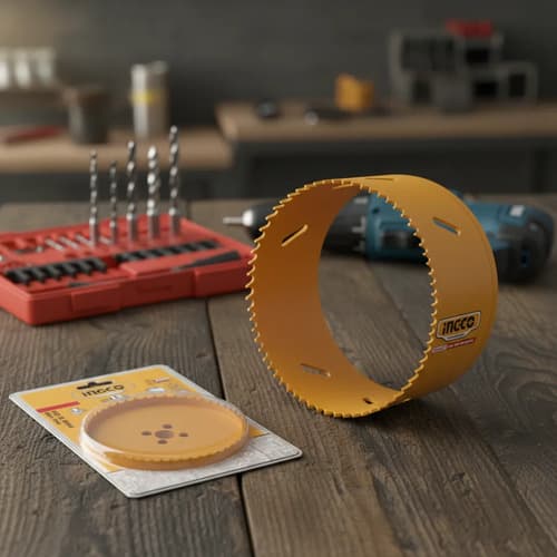 Mecha Copa Bimetalica Hss 152mm Metal/madera Ingco Hsb101521