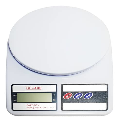 Balanza De Cocina Digital Genérica Sf-400 Blanca Blanco