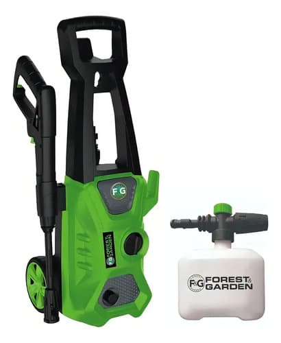 Hidrolavadora 110 Bar 1400w + Espumador Forest& Garden G P Color Verde Frecuencia 50 60hz