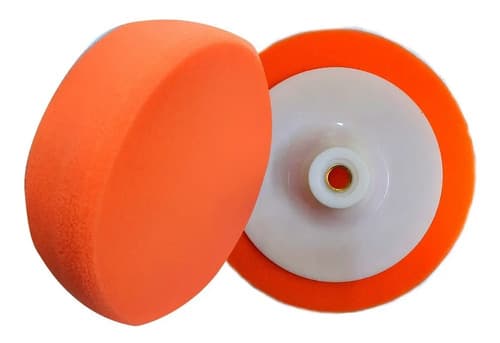 Disco De Esponja Para Pulir 7puLG 180mm Naranjo Naranja
