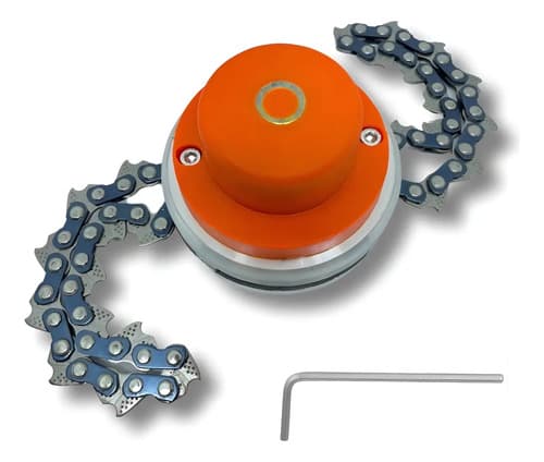 Bobina De Disco Con Cadena Para Desbrozadoras Naranja