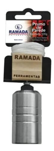 Plomada Ramada Nº 4 De Acero Con Taco De Madera