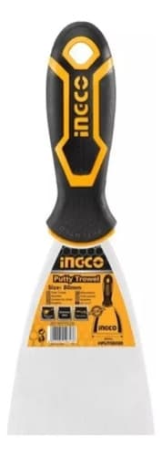 Espátula De Acero Inoxidable Ingco Para Pintura Y Yesería De 10 Cm