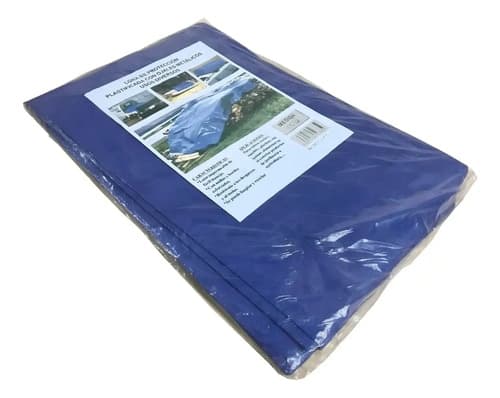 Lona Toldo Tipo Camping 3 X 2 100% Impermeable Con Ojales Color Azul