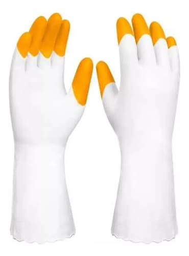 Guantes De Pvc Largos Ingco Hgvp03 Talle L