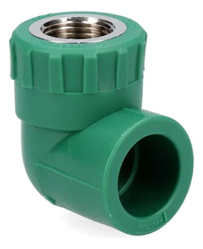 Codo De Plástico De 90° De 20 X 1/2 Para Uso Industrial Politherm