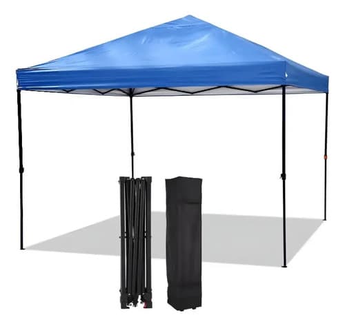 Gazebo 3x3 Reforzado, Impermeable Con Filtro Uv. Colores Azul